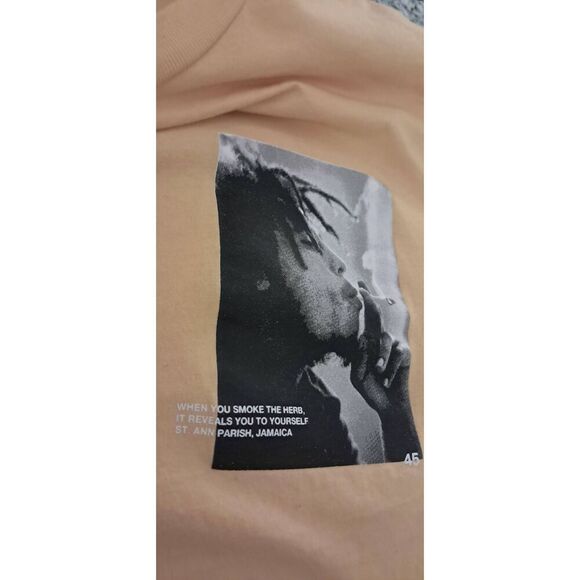 Bob Marley Shoe Palace raised Letters T-Shirt Size Large PreOwned - Picture 4 of 7